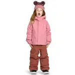 Куртка Volcom Little Flurry Insulated, розовый - фото 3