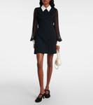 Мини-платье Карена Safiyaa, Ivory On Black - фото 2