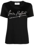 Футболка с логотипом Sonia Rykiel, черный - фото