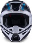 Шлем Alpinestars SM3 Heat, ECE06/DOT, Silver/Blue/Black Matte - фото 8