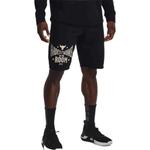 Шорты project rock terry shorts 'black beige' Under Armour, черный - фото 2