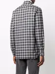 Рубашка в клетку Barba, серый - фото 4