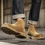 Мужские ботинки Martin Boot WEISHIBANGWEI, коричневый - фото 9