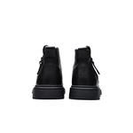 Ботинки Short Martin мужские черные PARDASAUL, утепленные с коричневым флисом - фото 6