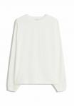 Топ Bershka LONG SLEEVE BOXY FIT, White - фото 4