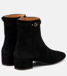 Замшевые ботильоны Tod's, Nero - фото 2