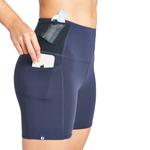 Карманные шорты для бега 13 см Oiselle, черный - фото 4