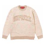 Свитер contrast arc sweater 'beige' Supreme, бежевый - фото