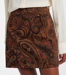 Пейсли жаккардовая мини-юбка Chloé, Multicolor Red 1 - фото 4