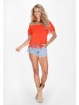 Блузка IZIA, оранжевый - фото 2