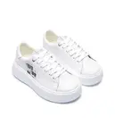 Кожаные кроссовки Karl Lagerfeld Kids, белый - фото 3