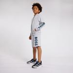 Шорты с серым лого BOSS, серый - фото 3