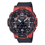 Часы CASIO Mens Black/Red Analog/Digital Combo, черный - фото