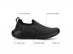 Кроссовки Journee Linnea Slip-On Sneaker, Black Rhinestone - фото 3