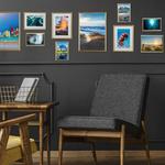 24 x Рамка для фотографий Relaxdays A4 schwarz, черный - фото 3