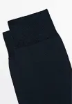 Простые элегантные носки Massimo Dutti, Mottled Dark Blue - фото 3