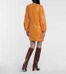 Мини-платье с пайетками Halpern, Saffron - фото 3