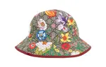 GUCCI Флорный бакет-хэт для женщин, Red - фото 4