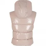 Жилет Urban Classics Recycled Shiny Puffer, бежевый - фото 4