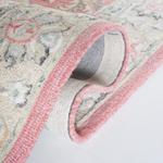 Ковер SAFAVIEH, 244 x 305 см, - коллекция Glamour - большой - розовый и бежевый, ручной работы из шерсти, идеально для гостиной, спальни, офиса, столовой (GLM628U) - фото 6