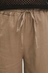 Льняные брюки Answear Lab, бежевый - фото 5
