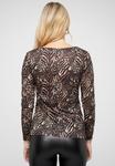 Топ с длинными рукавами MIT ANIMAL PRINT Cloud 5ive, черный - фото 6