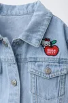 Куртка из денима hello kitty sanrio Zara, синий - фото 3