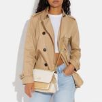 COACH Сумка кроссбоди из ткани с кожаными вставками - фото 6