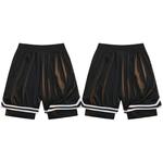 Баскетбольные шорты унисекс Dbd Wh, Градиент бело-черный - фото 13