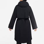 Пальто женское черное Nike - фото 2