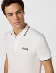 BOSS Мужская поло Paddy Pro, White Bone - фото 4