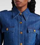 Джинсовый топ Valentino, Medium Blue Denim - фото 4