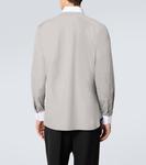 Хлопковая рубашка Tom Ford, Steel - фото 4