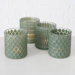 Подсвечник Boltze Home зеленый, 8/9/8 см - фото 5