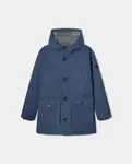 Детская парка из саржи Hackett, темно-синий - фото