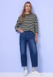 Джемпер с полосками Street One, Blau - фото 4