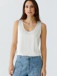 OUI Топ белого цвета - фото 3