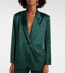 Шелковый атласный блейзер The Sei, Hunter - фото 6