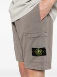 Stone Island шорты с нашивкой Compass, коричневый - фото 5