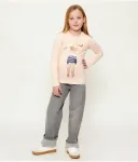 Блуза regular fit Guess, персиковый - фото 2