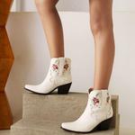 Женские западные ботинки MRKEWUNEY, 72 Beige - фото 5