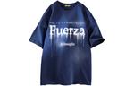 Футболка унисекс FUERZA, синий - фото