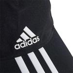 Бейсболка adidas AeroReady 3 Stripes, черный - фото 3