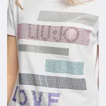 Футболка стандартного кроя Liu Jo, белый - фото 4