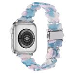 Ремешок из смолы CHENSONG для Apple, бело-зеленый - фото 10