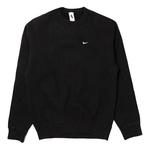 Толстовка Nike Lab Nrg Fleece Crew Round Neck Pullover Black, черный - фото