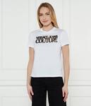 Футболка женская Versace Jeans Couture с надписью, белый - фото