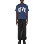 Футболка с вышитым логотипом Givenchy, синий - фото 4