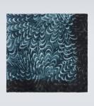 Шелковый платок с принтом Dries Van Noten, Dessin C - фото