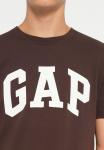 Футболка GAP EVERYDAY SOFT BASIC LOGO , Dark Brown - фото 6
